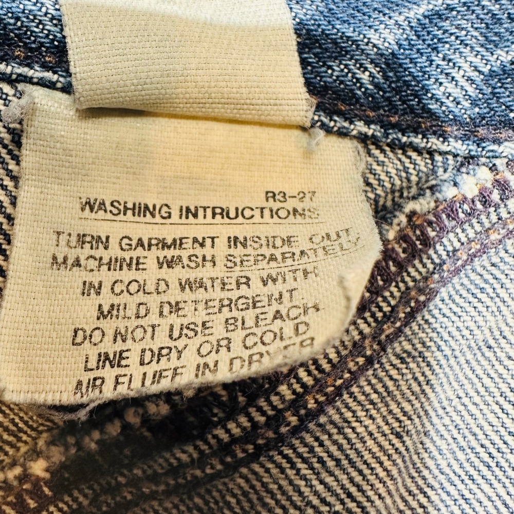 Vintage Rocky Mountain Western Jeans Womens 19/20 Blue High Waist Tapered V-Back - Picture 16 of 16